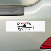 Dysfunktional Bone Bumpersticker (Op auto)
