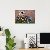 Dysfunktional Bone Poster (Thuiskantoor)
