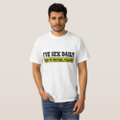Dyslectische grap t-shirt (Voorkant volledig)