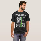 Dysleie Therapist onderwijzer(es) Dyslee T-shirt (Voorkant volledig)