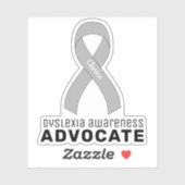 Dyslexia Awareness Advocate Vinyl Sticker (Vel)