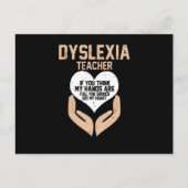 Dyslexia Awareness month, october Briefkaart (Voorkant)