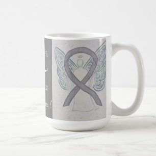 Dyslexia Awareness Ribbon Angel Custom Mok