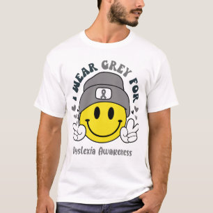 Dyslexia Awareness Ribbon Support Giften T-shirt