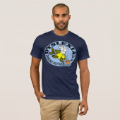 Dyslexia Chef Fish Sparky thinking buiten de pot T-shirt (Voorkant volledig)