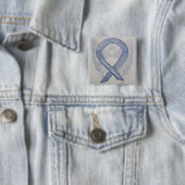 Dyslexia Silver Awareness Ribbon Angel Custom Pins Vierkante Button 5,1 Cm (In situ)