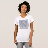 Dyslexia Silver Awareness Ribbon Angel Shirt (Voorkant volledig)