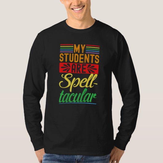 Dyslexia Teacher Awareness Dyslexic Reading Therap T-shirt (Voorkant)