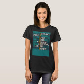 Dyslexia Teacher Therapist Unique Dyslexic Reading T-shirt (Voorkant volledig)