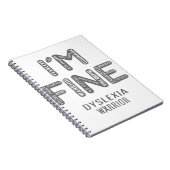 Dyslexia Warrior - IK BEN FINE Notitieboek (Rechterzijde)