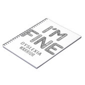 Dyslexia Warrior - IK BEN FINE Notitieboek (Linkerzijde)