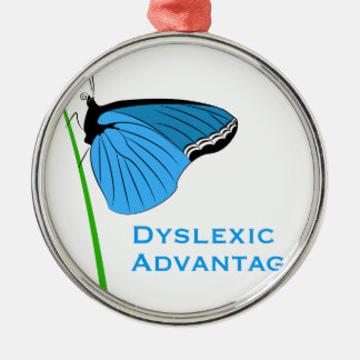 Dyslexic Advantage Metalen Ornament