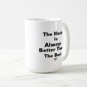 Dyslexic Mug - No, I didn't read the book Koffiemok (Voorkant rechts)