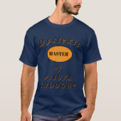 Dyslexic t-shirt: Visual Thought Master T-shirt (Voorkant)