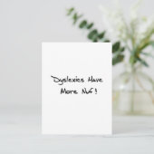 Dyslexica hebben meer Nuf! Briefkaart (Staand voorkant)