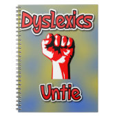 Dyslexics Untie Notitieboek (Voorkant)