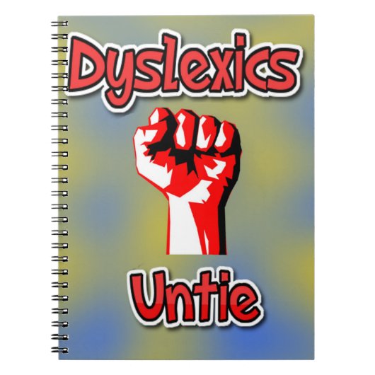 Dyslexics Untie Notitieboek (Voorkant)