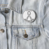 Dyslexie Advocate Lint-witte Button (In situ)