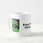 Dyslexie bergen - Geniet van de klim Koffiemok (Voorkant links)