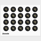 Dyslexie Bewustheid Dysgraphia Schrijfdata Ronde Sticker (Vel)