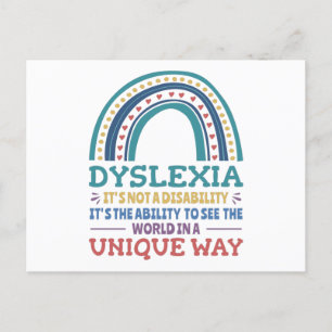 Dyslexie Bewustheid Dyslexie Briefkaart