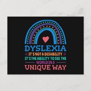 Dyslexie Bewustheid Dyslexie Briefkaart