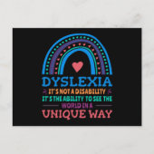 Dyslexie Bewustheid Dyslexie Briefkaart (Voorkant)