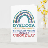 Dyslexie Bewustheid Dyslexie Kaart (Gele Bloem)