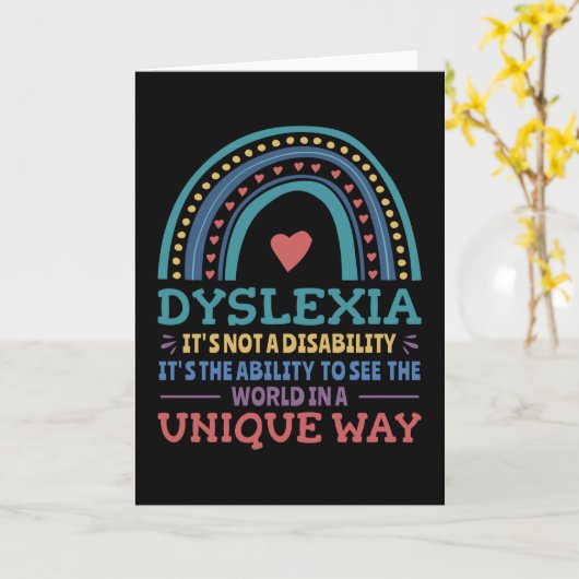 Dyslexie Bewustheid Dyslexie Kaart (Gele Bloem)