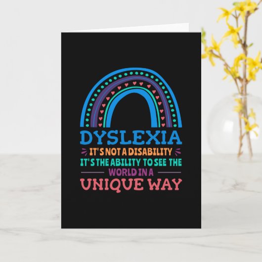 Dyslexie Bewustheid Dyslexie Kaart (Gele Bloem)