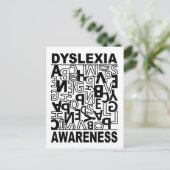 Dyslexie Bewustheid Dyslexie Leerlingen Studenten Briefkaart (Staand voorkant)