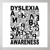 Dyslexie Bewustheid Dyslexie Leerlingen Studenten Poster (Voorkant)
