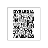 Dyslexie Bewustheid Dyslexie Leerlingen Studenten Rubberstempel (Afrduk)