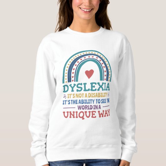 Dyslexie Bewustheid Dyslexie Trui (Voorkant)