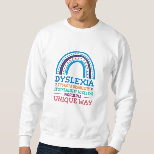 Dyslexie Bewustheid Dyslexie Trui (Voorkant)