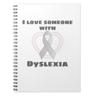 Dyslexie Bewustheid Ik hou van iemand met dyslexie Notitieboek