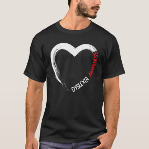 Dyslexie Bewustmakingsstoornis Leerschijf T-shirt