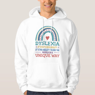 Dyslexie bewustzijn Dyslectisch Hoodie