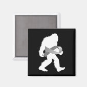 Dyslexie Bewustzijn Lezen Handicap Sasquatch Magneet (Voorkant / Achterkant)