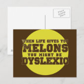 Dyslexie Briefkaart (Voorkant / Achterkant)