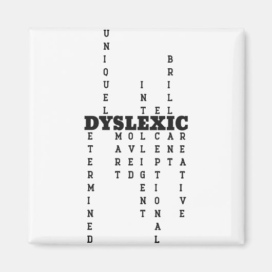 Dyslexie Definitie Magneet (Voorkant)