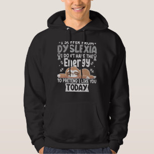 Dyslexie Dyslexia Awareness Graphi Hoodie