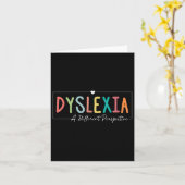 Dyslexie Een ander perspectief Dyslexie Awarenes Kaart (Gele Bloem)