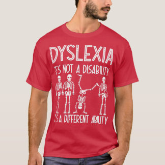 Dyslexie Funny Gezegde T-shirt