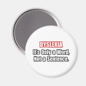 Dyslexie...Geen zin Magneet (Voorkant / Achterkant)