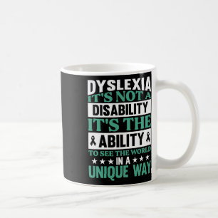 Dyslexie Het is geen handicap Dyslexie Bewustheid Koffiemok