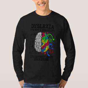 Dyslexie Het is geen handicap Het is een andere Ab T-shirt