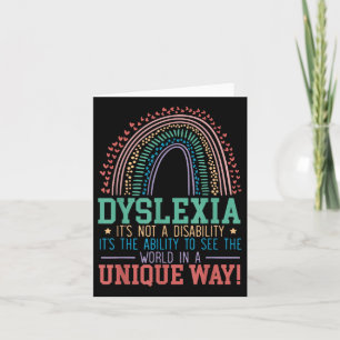 Dyslexie is geen handicap Dyslexie Kaart