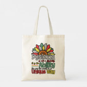Dyslexie is niet gehandicapt Dyslexie bewustzijn S Tote Bag (Achterkant)