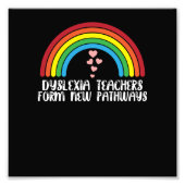 Dyslexie Leerkrachten vormen nieuwe bewustwording Foto Afdruk (Voorkant)